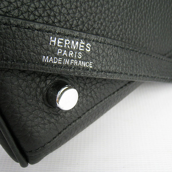 High Quality Hermes Kelly 35CM Togo Leather Bag Black 6308